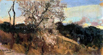 Almendros de Asís Joaquín Sorolla