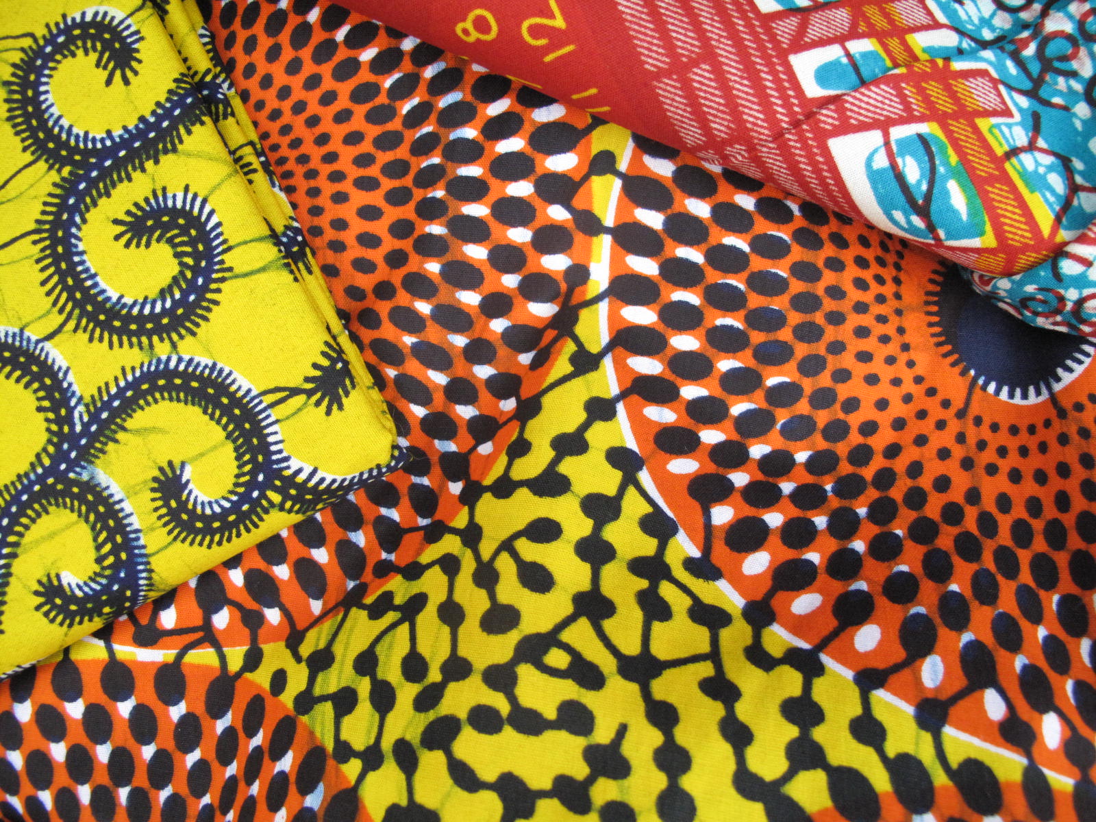 patchwork on central park: African Fabric