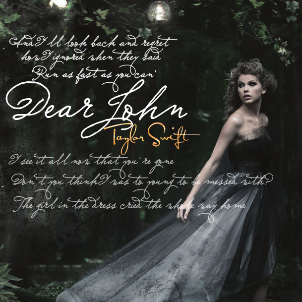 taylor swift dear john lyrics