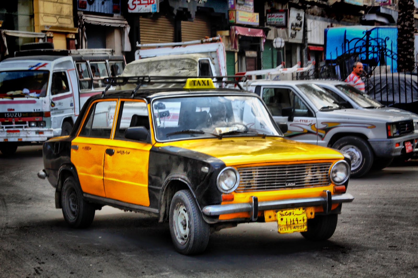 Photographia by Grigoris Reras Taxi in Alexandria, Egypt