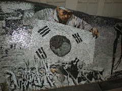 Mosaic inside the War memorial