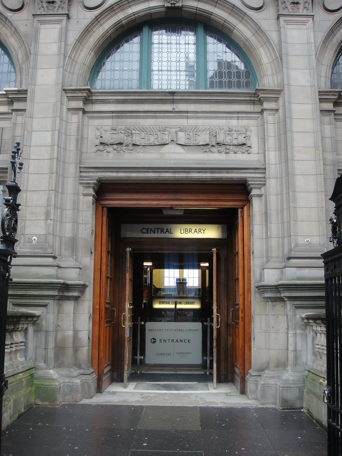 "I Have Arrived" Central Library, Edinburgh