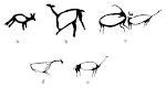 Las representaciones de animales en estilo "calado"