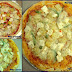 Hawaiian Pizza (Homemade Pizza with Pineapple, Cottage cheese and Bell pepper)