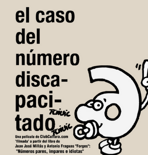 Captura del montaje sobre EL CASO DEL NÚMERO DISCAPACITADO, objeto de este artículo Captura del montaje sobre EL CASO DEL NÚMERO DISCAPACITADO, objeto de este artículo