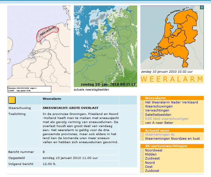 The Dutch Chaser Severe Weather blizzard in northern Netherlands
