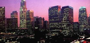 Los Angeles nighttime skyline