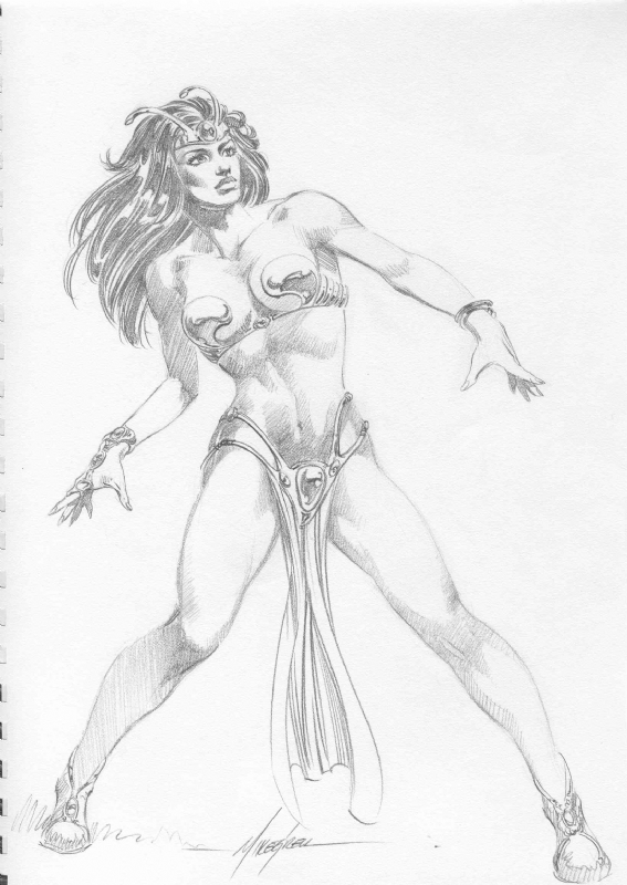 Mike Grell Artwork