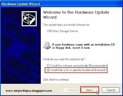 Hardware Update Wizard