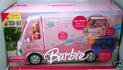 My Brain: New! Barbie Hot Tub Party Bus