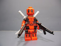 Slientmaster 005 custom Deadpool minifigure