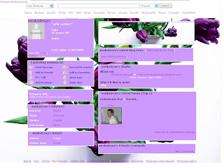 Flower myspace layouts
