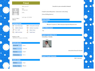 Default Myspace Layouts