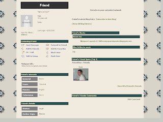Default Myspace Layouts