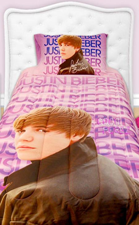 I'm really weirded out by the above Justin Bieber bed sheets and can only 