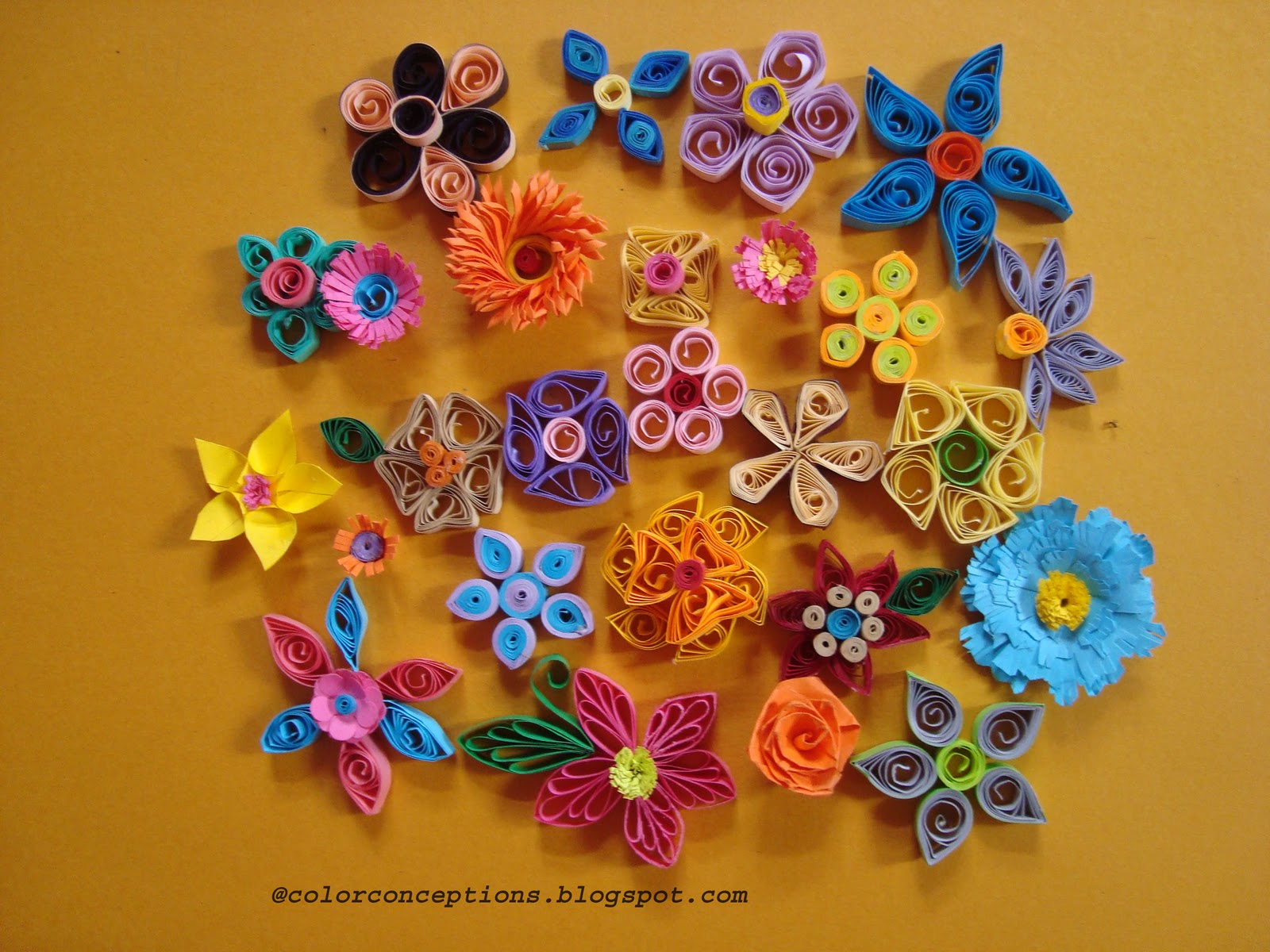 Different Types Quilling Different Types Of Flowers