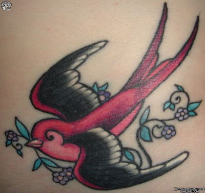 Swallow Bird Tattoo Design Mens Having a swallow tattoo is a creative way of 