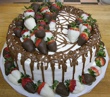 strawberry choc cake