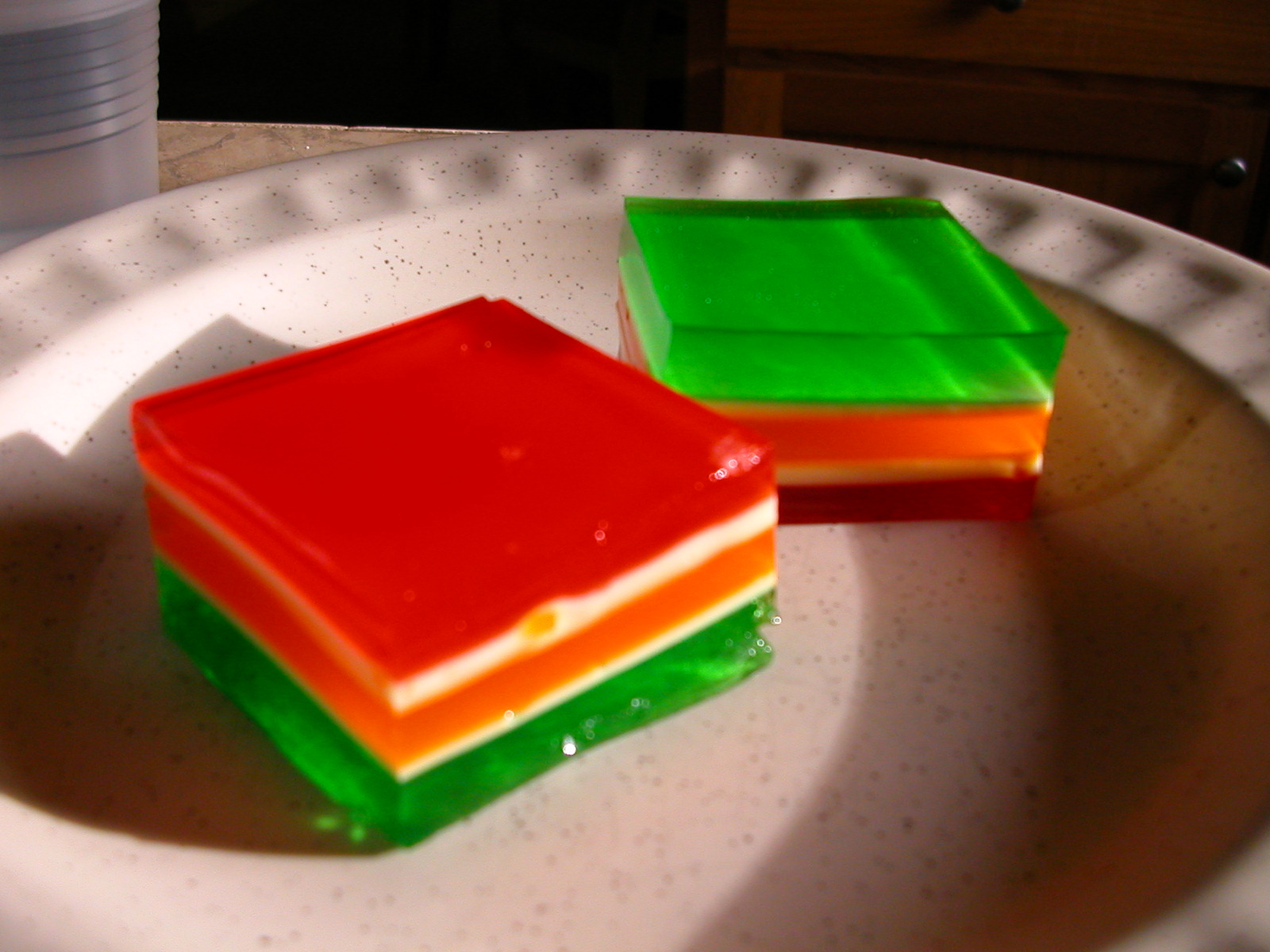 McDermott Family Layered Jello Squares