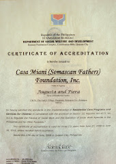 Certificate of Accreditation from DSWD