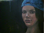 Self Portrait, acrylic, 1996