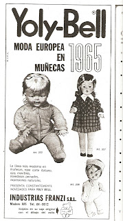 muñecas yoly bell antiguas