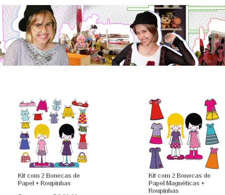 Bonecas de Papel da Denise Brandt « Blog de Brinquedo