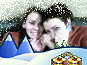 Giulia e Rigu al freddo e al gelo..