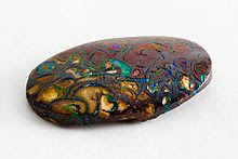 Polished opal from Yowah, Queensland, Australia Polished opal from Yowah, Queensland, Australia