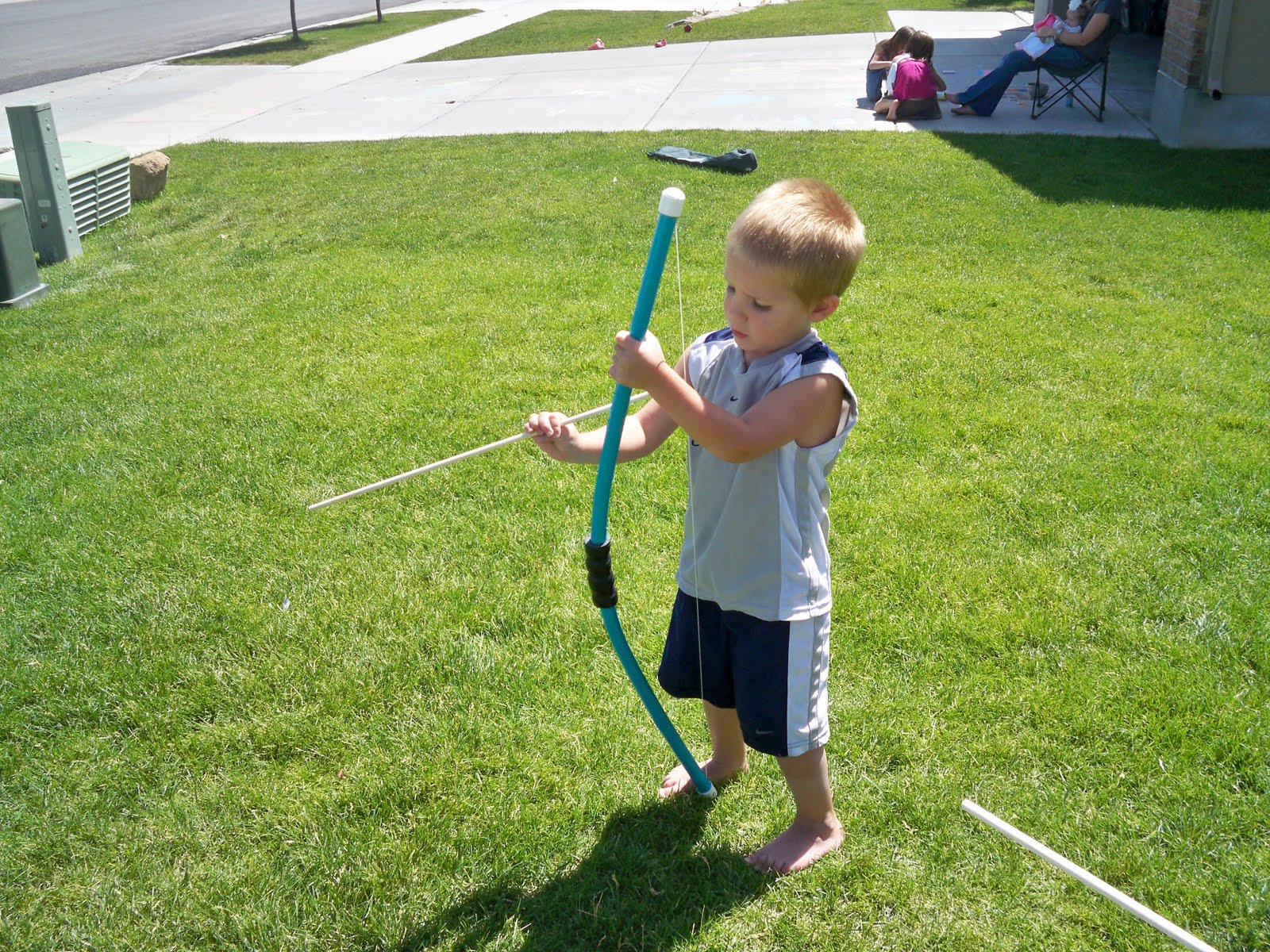 You Craft Me Up! PVC Pipe Bow and Arrows