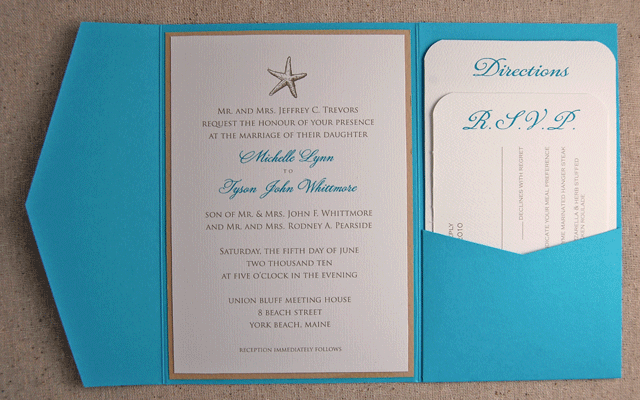 I recently complete a beachtheme wedding invitation project for a couple 