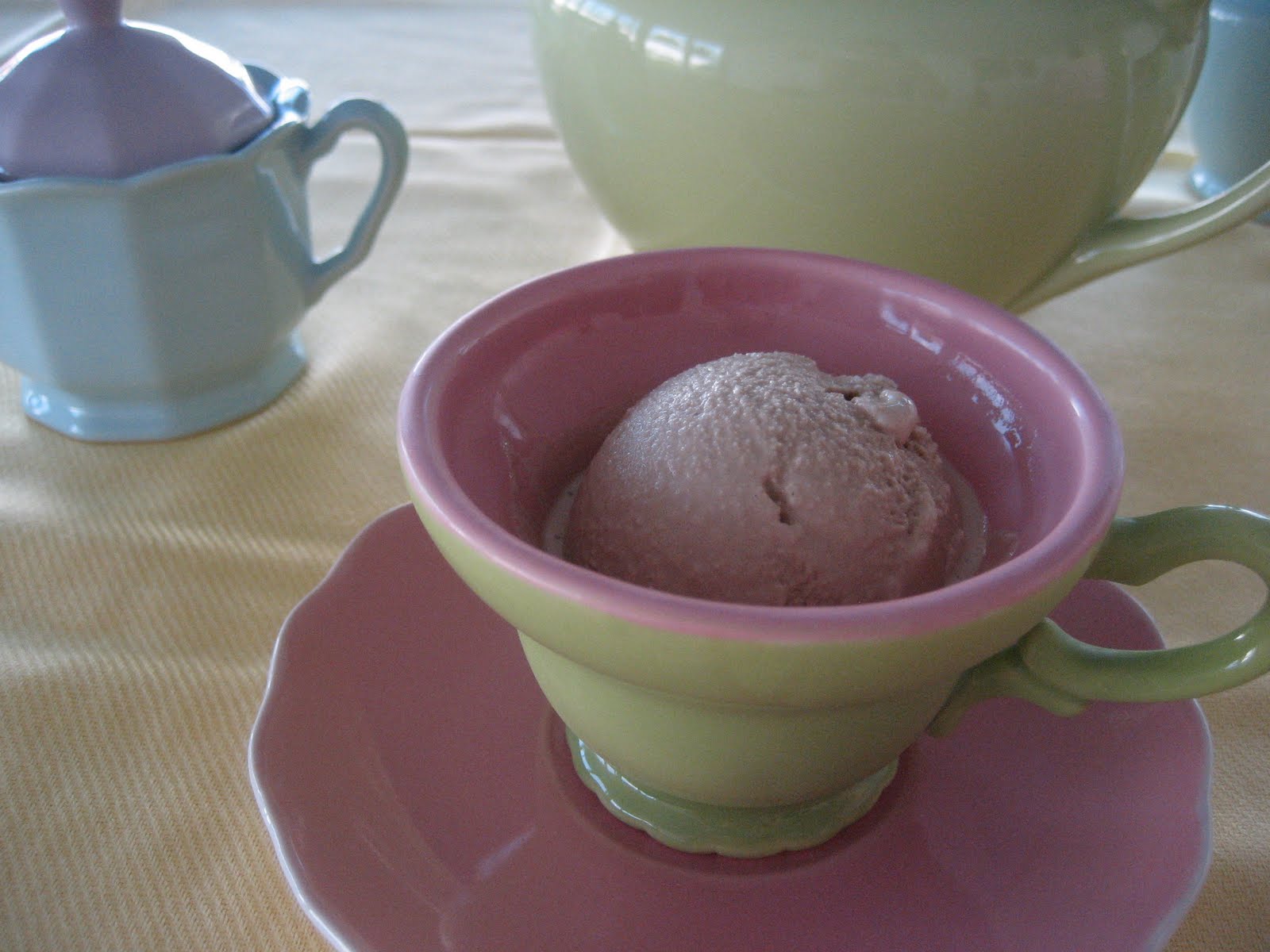Mission Food Mango Black Tea Ice Cream with Wildflower Honey