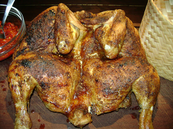 Chicken in the oven อบไก่ 220-15นาที 190-40-45นาที