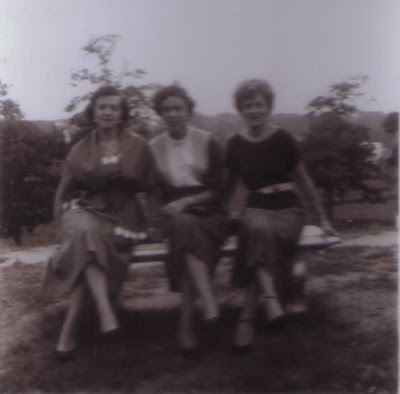 Del with Friends in the Park - 1955