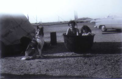Lassie, Del & Maureen - Oklahoma - The 1954 Trip to California