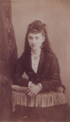 Young Woman with Long Curls - CDV