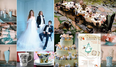 Alice in Wonderland Wedding Inspiration Board