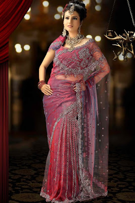 sari hairstyles