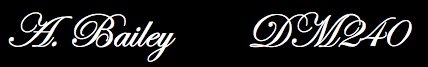 A. BAILEY. DM240