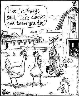 Humerous Latvian Chicken Cartoon thumb
