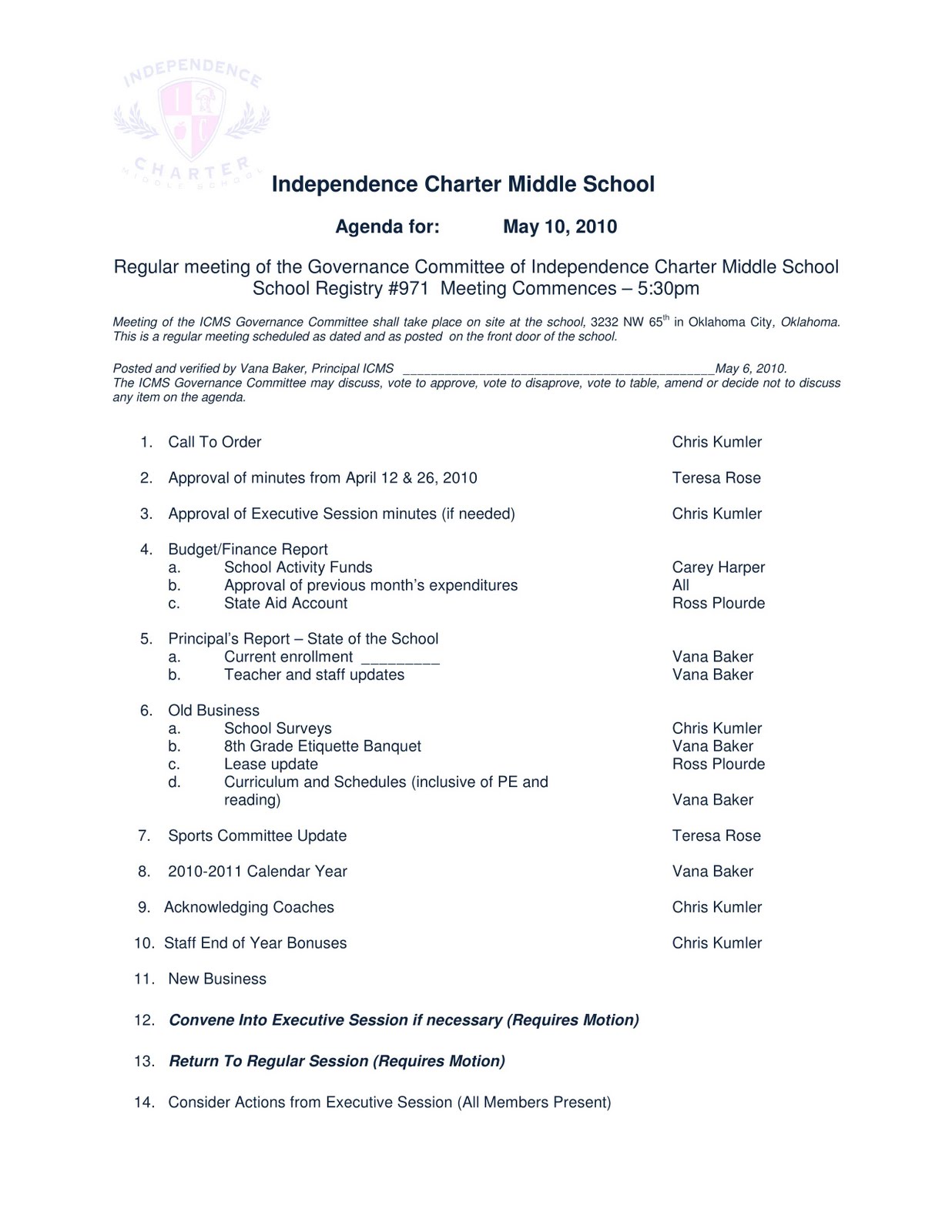 pta minutes template