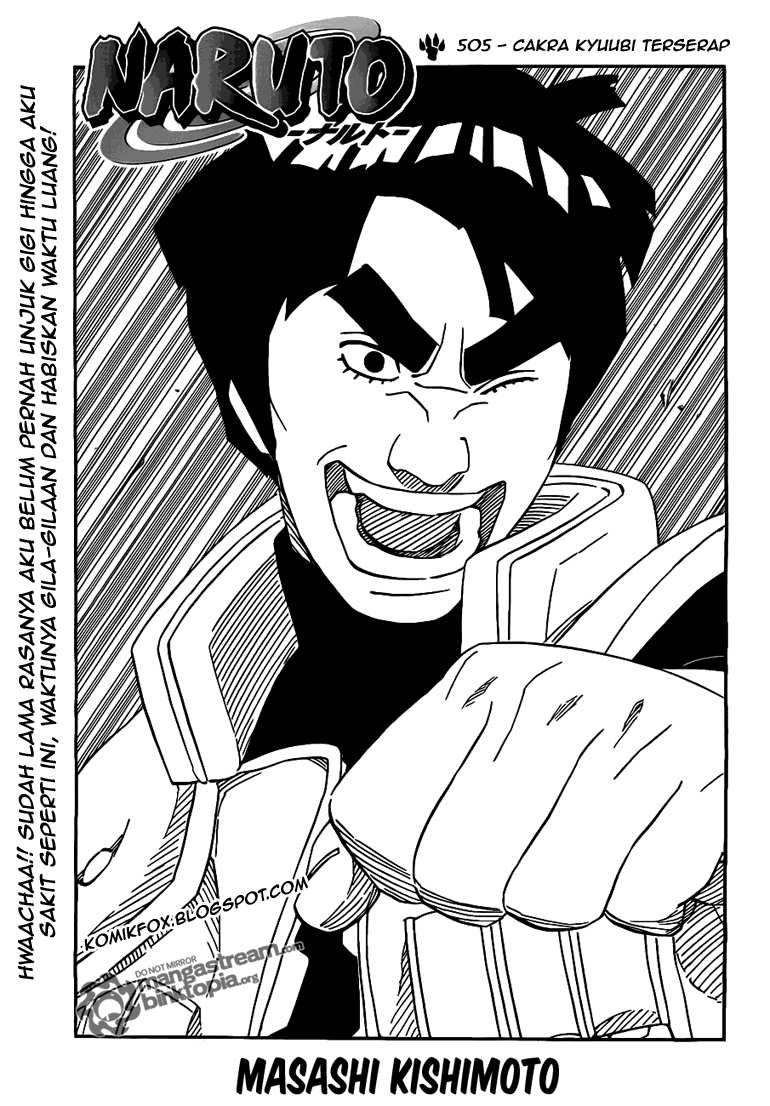 Baca Manga, Baca Komik, Naruto Chapter 505, Naruto 505 Bahasa Indonesia, Naruto 505 Online