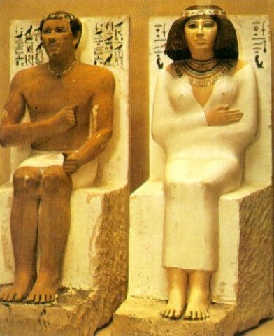 Rahotep y su esposa Nofret