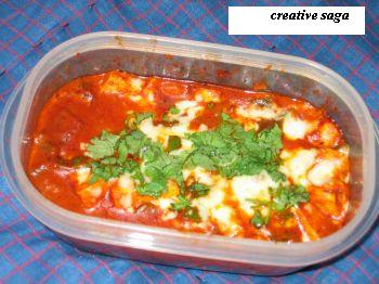 microwave paneer subji microwave paneer subji