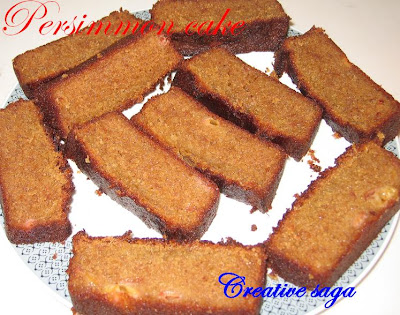 persimmon cake persimmon cake