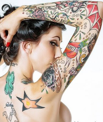 Body Tattoo,Woman Tattoo,star tattoos