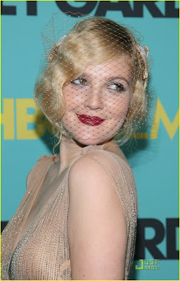 Drew Barrymore Grey Gardens premier Just Jared