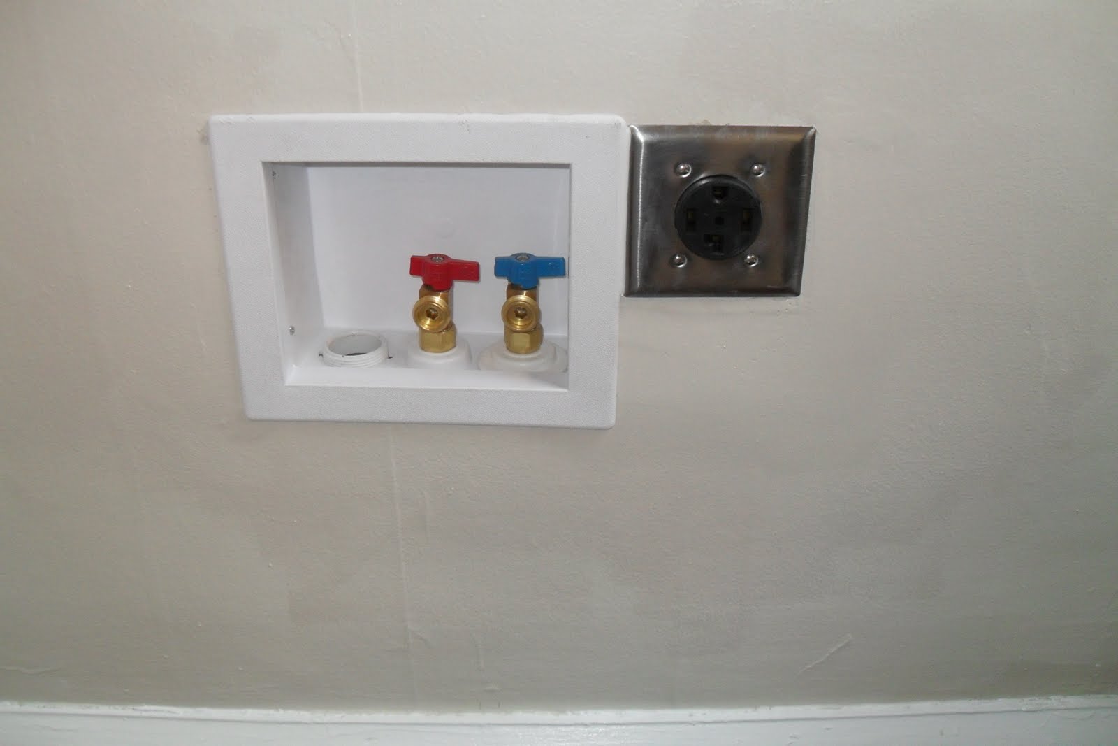 V-Square Improvements: "Washer and dryer installation in new location"