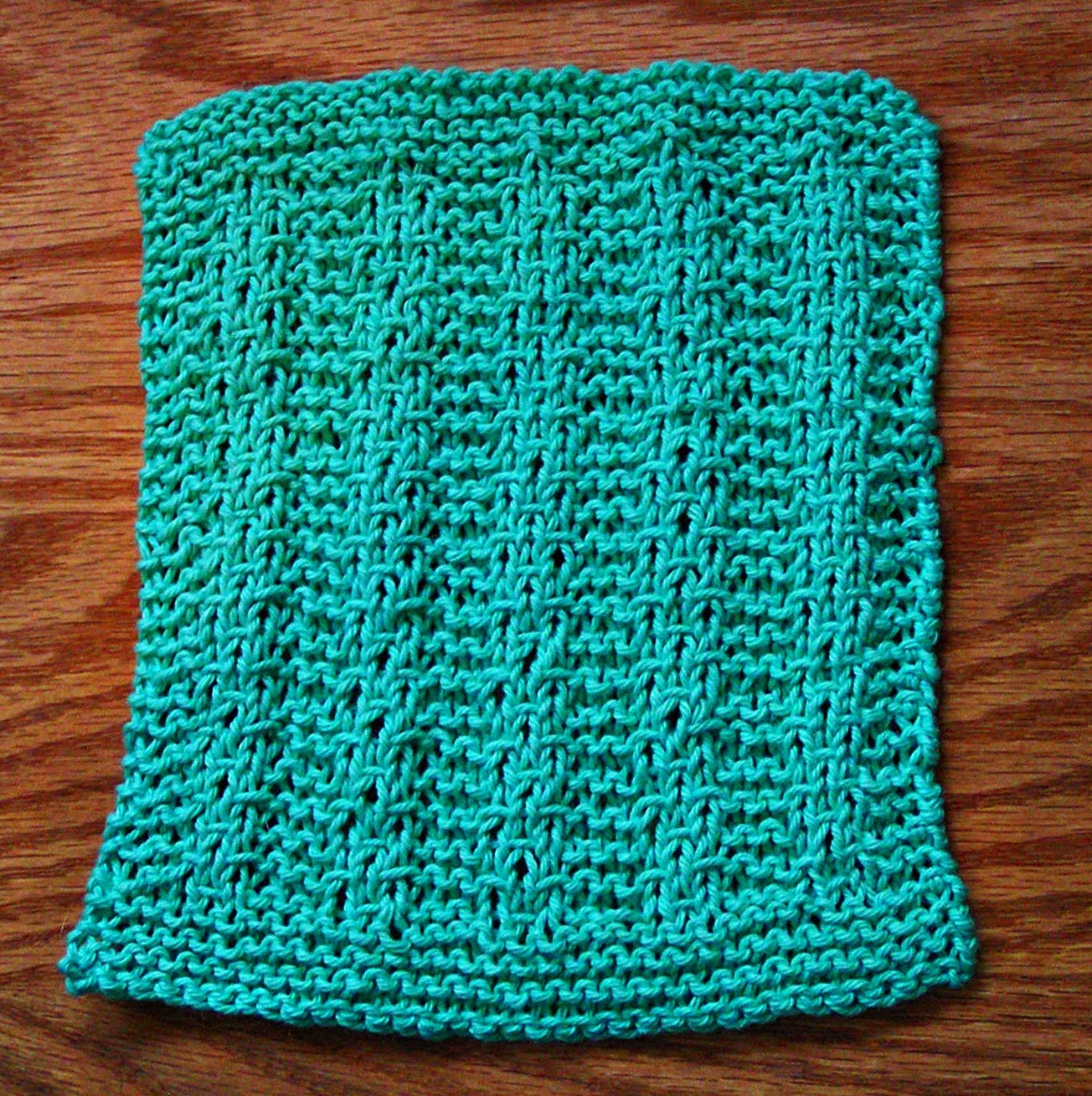 An Old German's Knit Blog A quick dish cloth