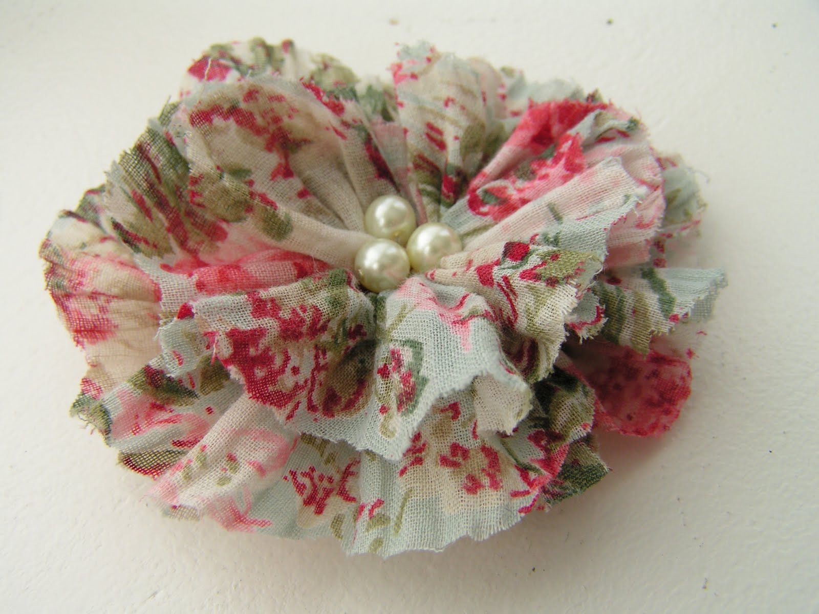 Tea Rose Home Tutorial Fabric Flower